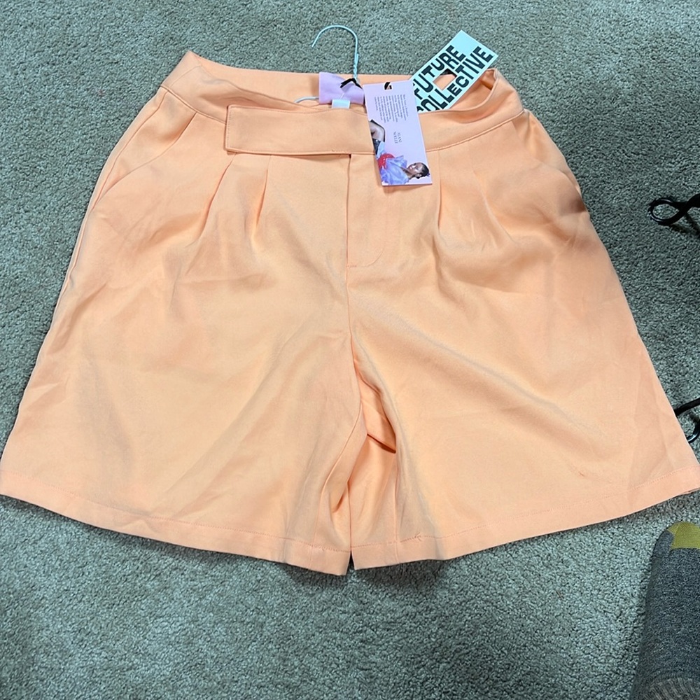 Women’s shorts, peach color